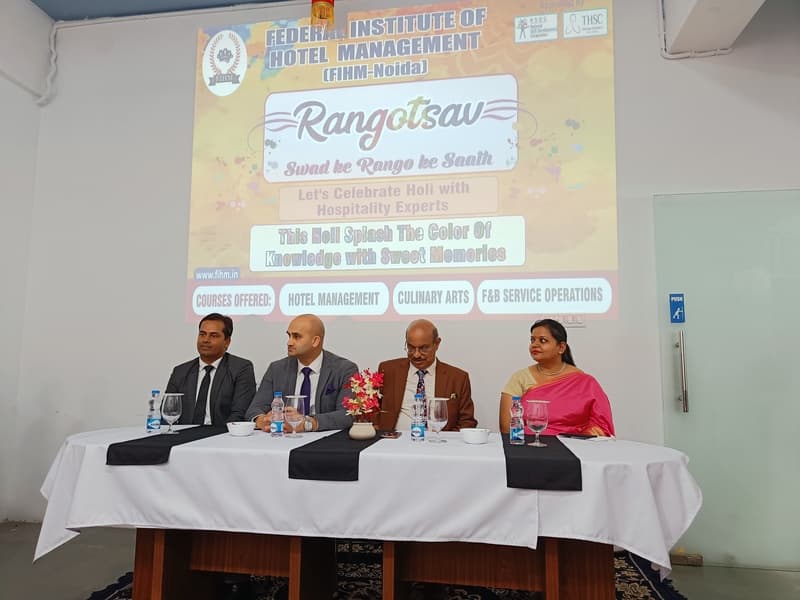 Federal Institute Of Hotel Management Noida Rangotsav Event photo 10