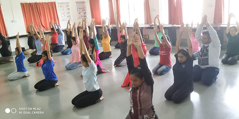Smt. Subhadra K. Jindal College of Nursing Pune YOGA DAY CELEBRATION photo 1