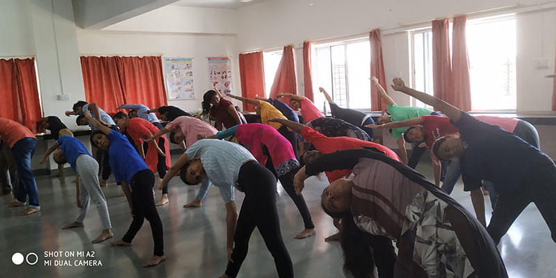 Smt. Subhadra K. Jindal College of Nursing Pune YOGA DAY CELEBRATION photo 2