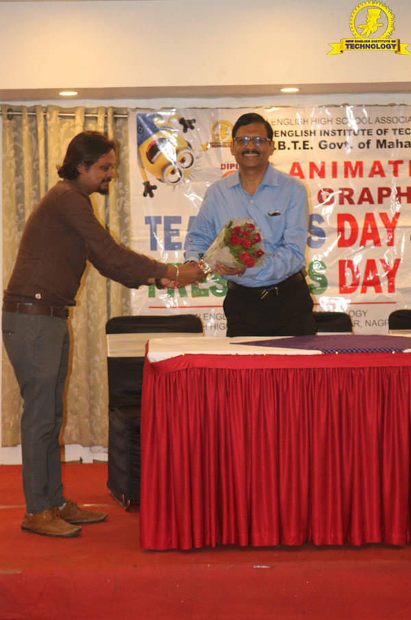 N.E.I.T Animation Nagpur Teachers day celebration photo 3