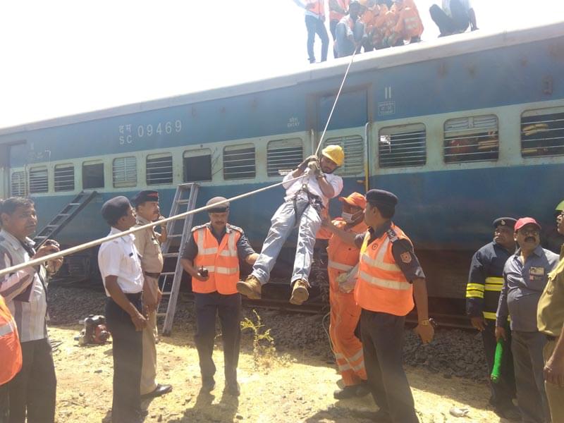 Chandralop College of Fire Engineering and Safety Management Pune Airport Mock Drill photo 2