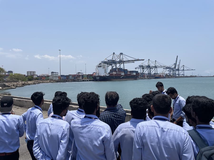 Galaxy International Institute of Logistics Chennai Port Visit photo 3