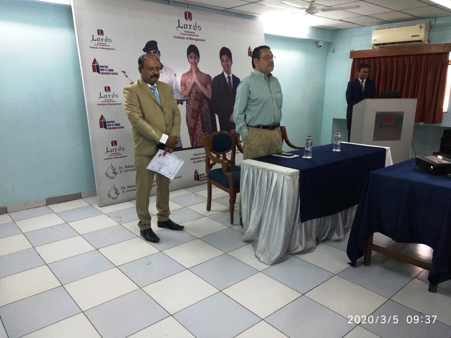 Lords Institute of Management Surat Guest Lecture photo 1