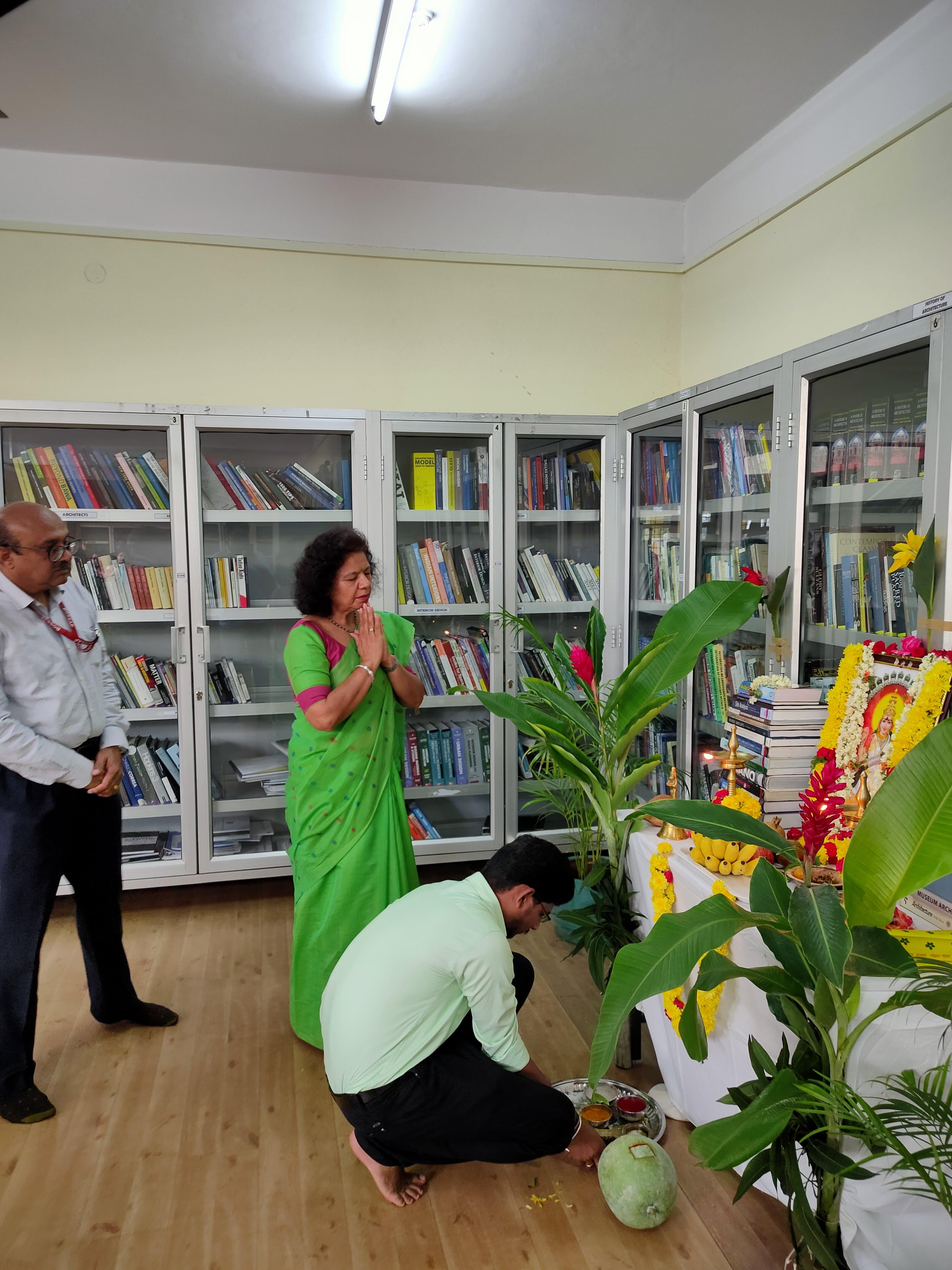 BGS School of Architecture and Planning Bangalore Saraswati Pooja photo 3