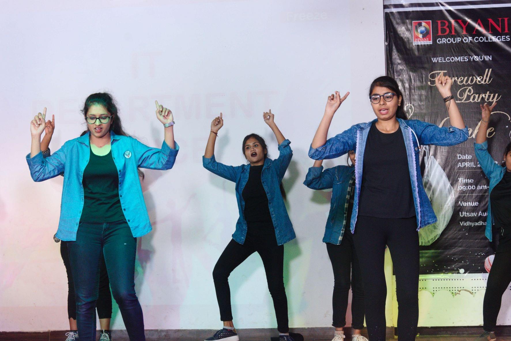 Biyani Girls College Jaipur Farewell Party photo 8