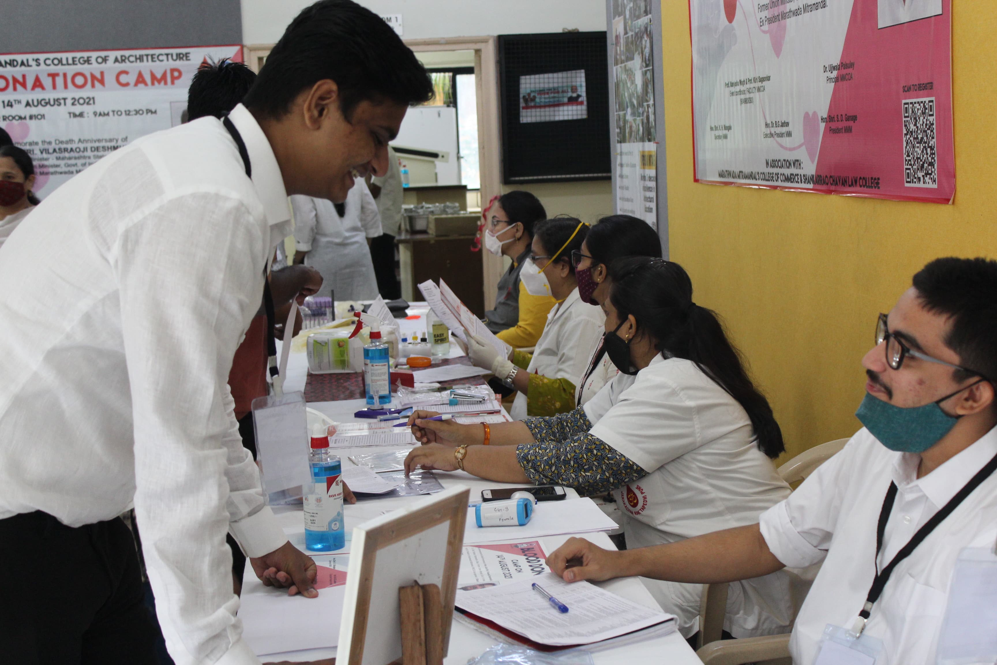 Marathwada Mitramandal's College of Architecture Pune Blood Donation Day photo 3