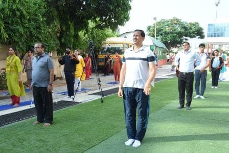 Biyani College of Yoga & Naturopathy Jaipur Event (Yoga day) photo 2