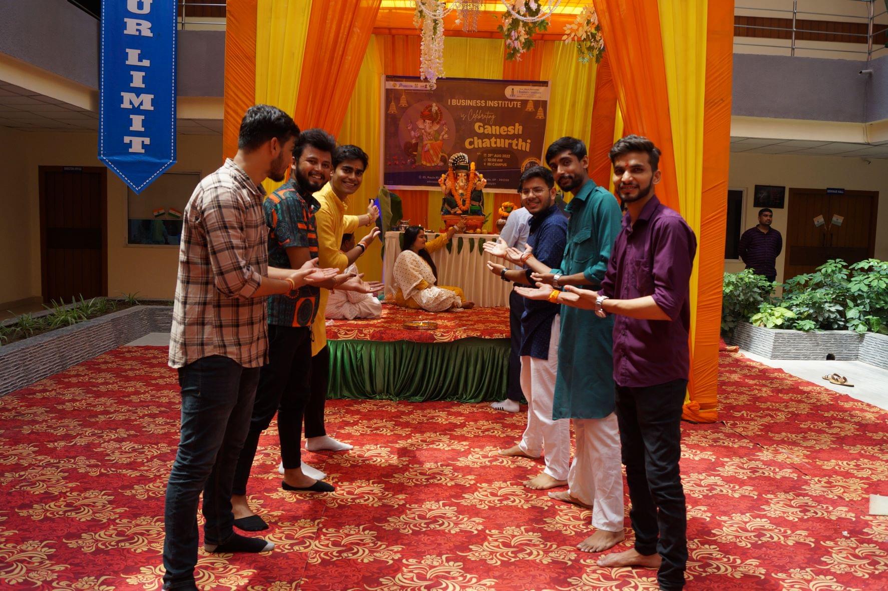 I Business Institute Greater Noida Ganpati Celebration photo 2