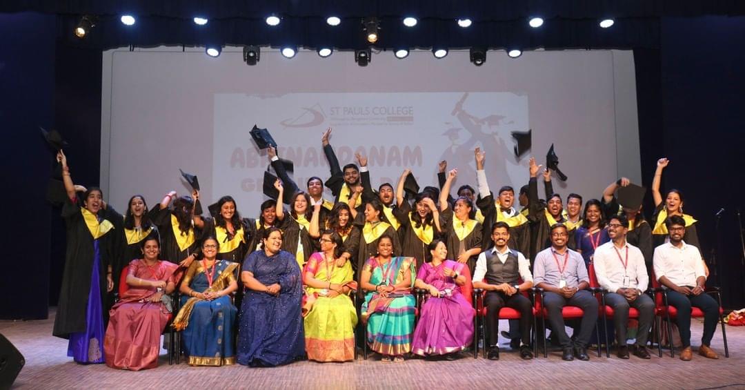 St. Pauls College Bangalore Convocation photo 5