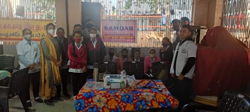 Kamdar Homoeopathic Medical College and Research Centre Rajkot Medical Camp photo 3