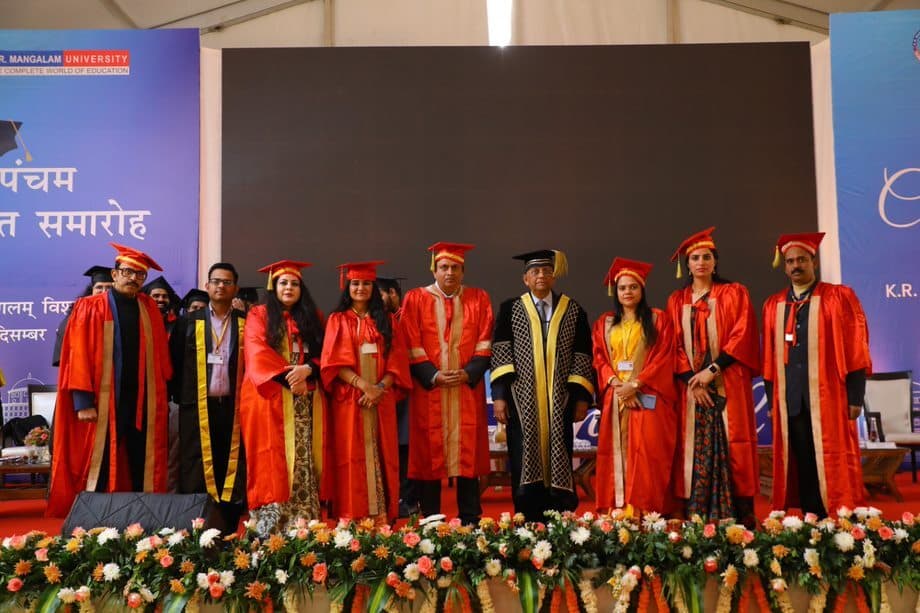 K.R. Mangalam University Gurugram Convocation photo 1