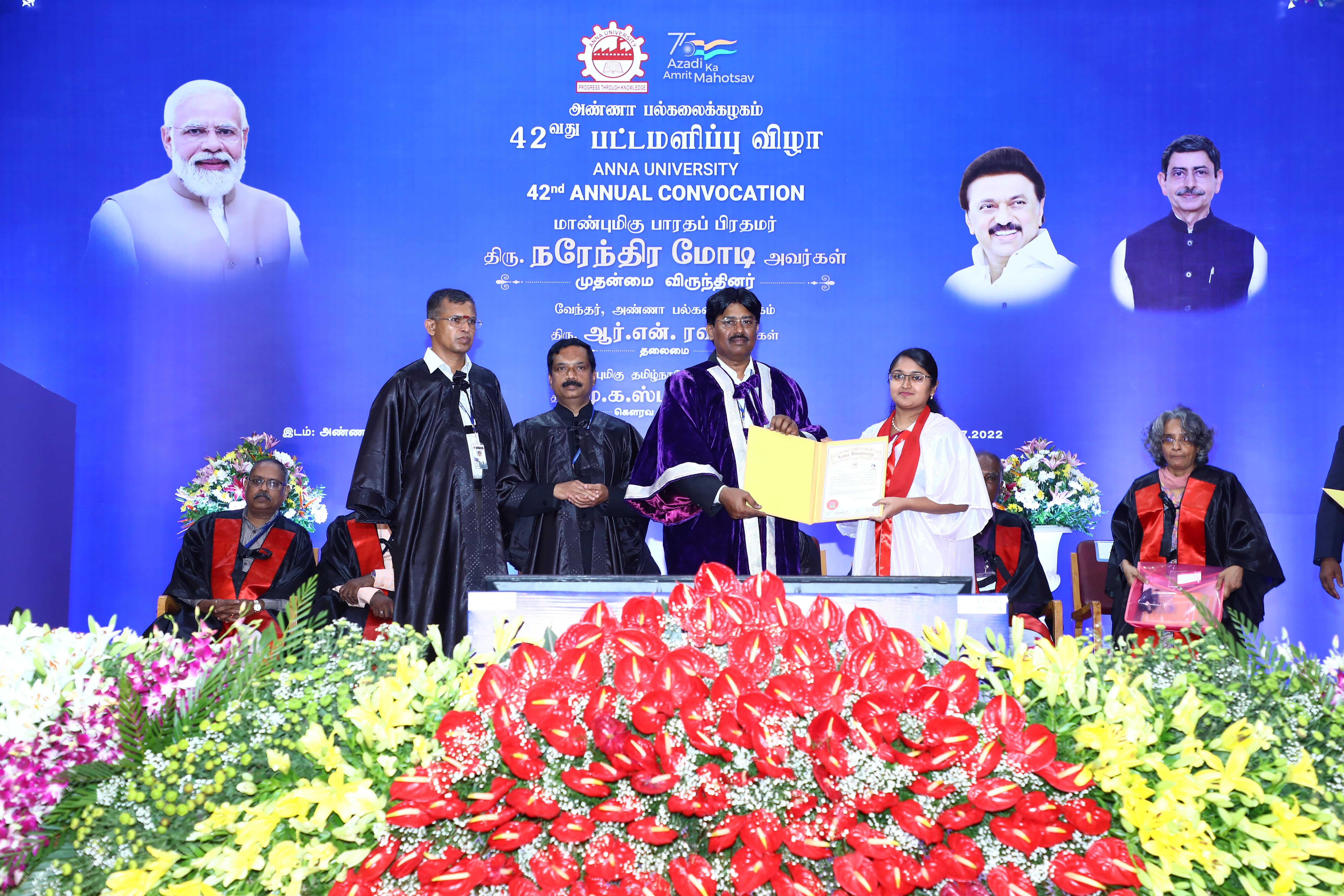 Centre for Research, Anna University Chennai 42nd Convocation (29th July 2022) photo 13