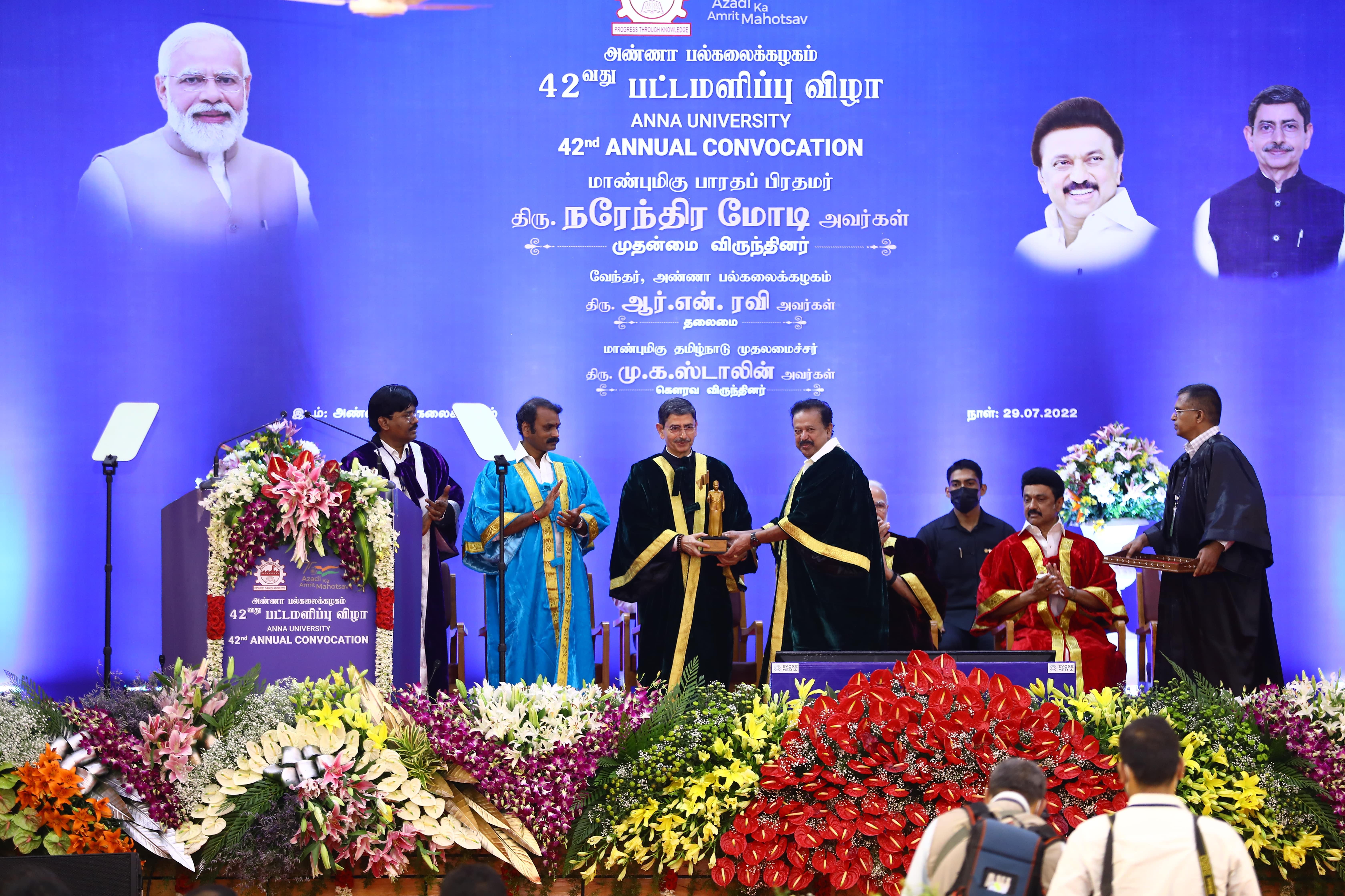 Centre for Research, Anna University Chennai 42nd Convocation (29th July 2022) photo 8