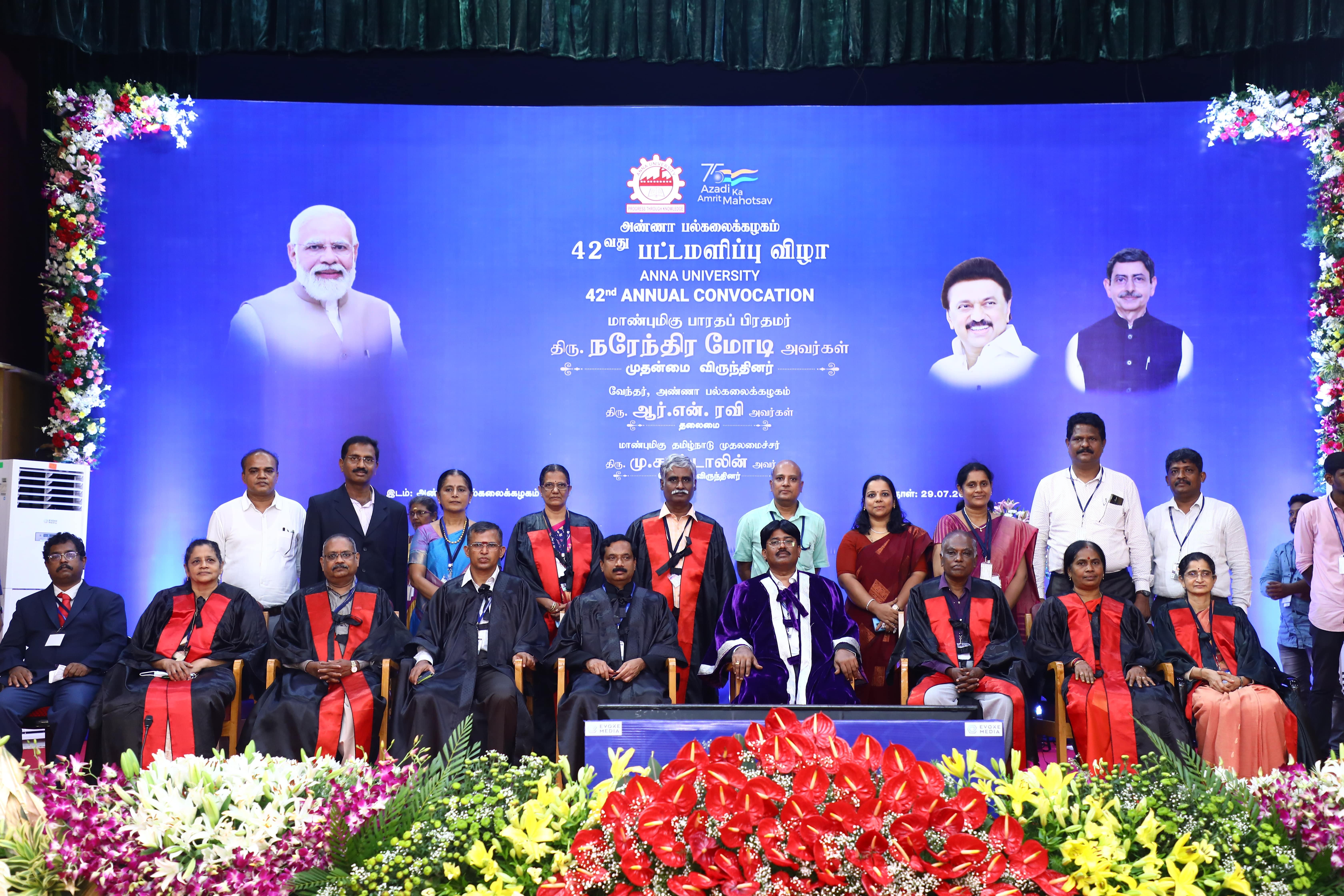 Centre for Research, Anna University Chennai 42nd Convocation (29th July 2022) photo 11