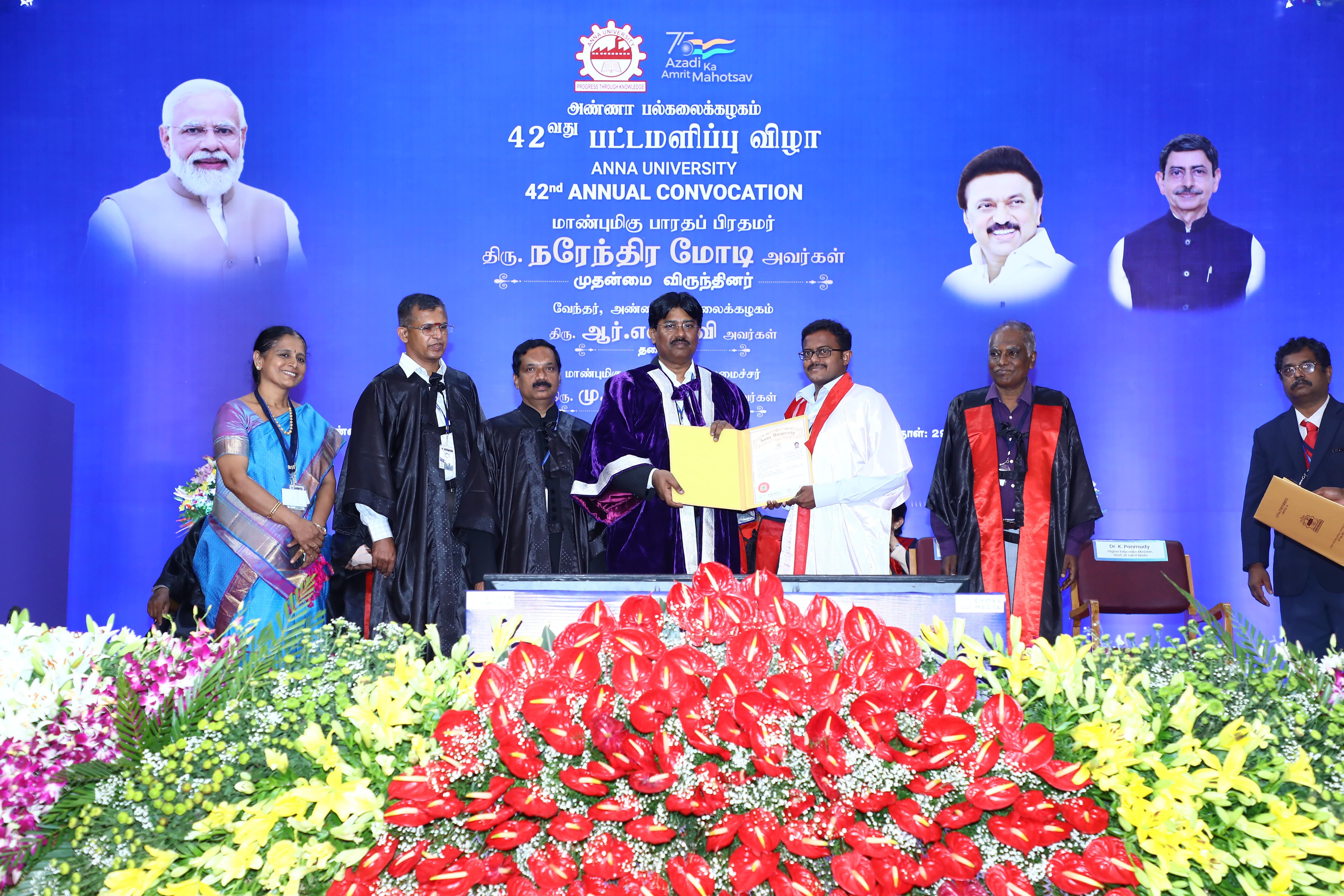 Centre for Research, Anna University Chennai 42nd Convocation (29th July 2022) photo 12