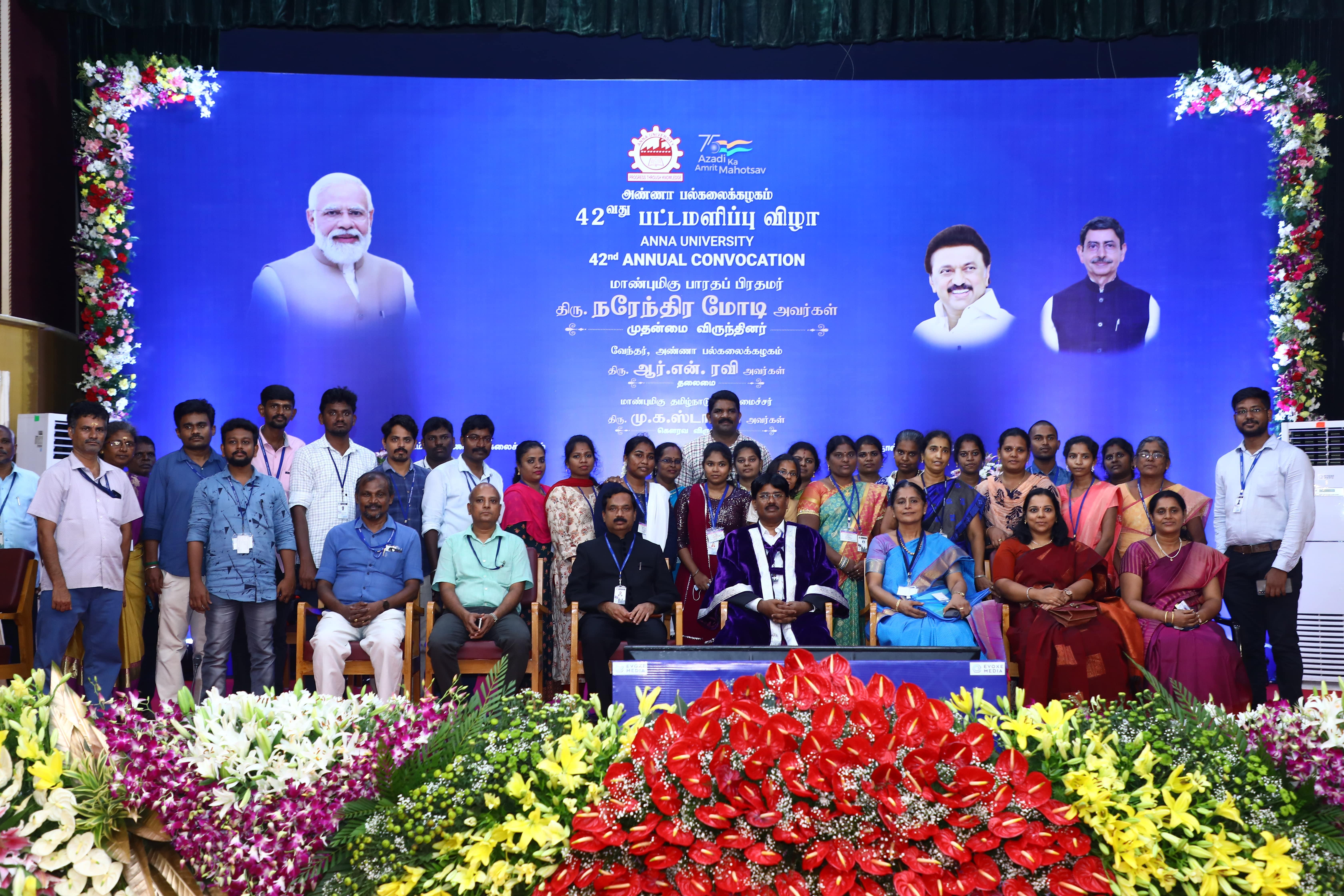 Centre for Research, Anna University Chennai 42nd Convocation (29th July 2022) photo 16