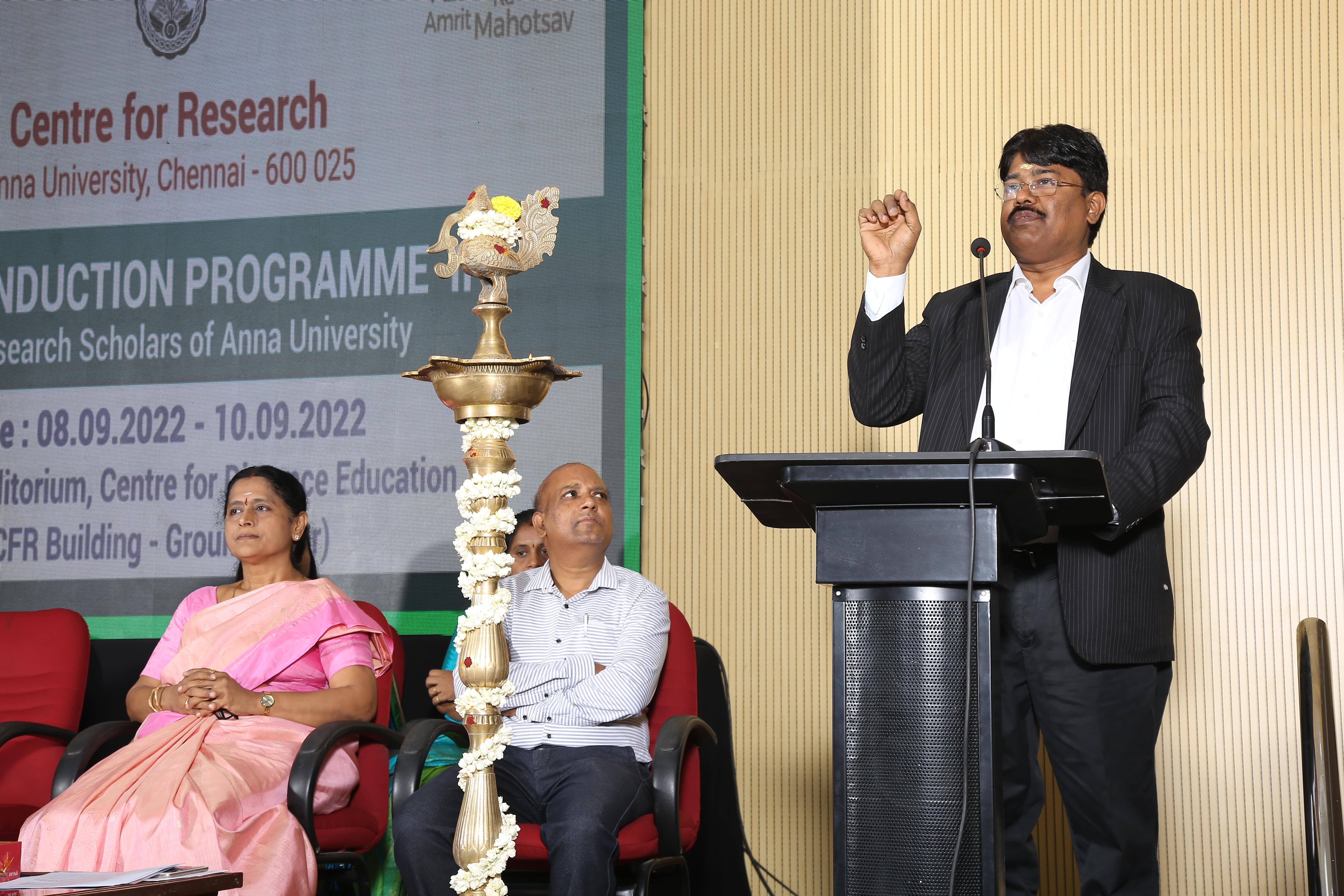 Centre for Research, Anna University Chennai Induction Programme - II for Research Scholars (8th photo 1