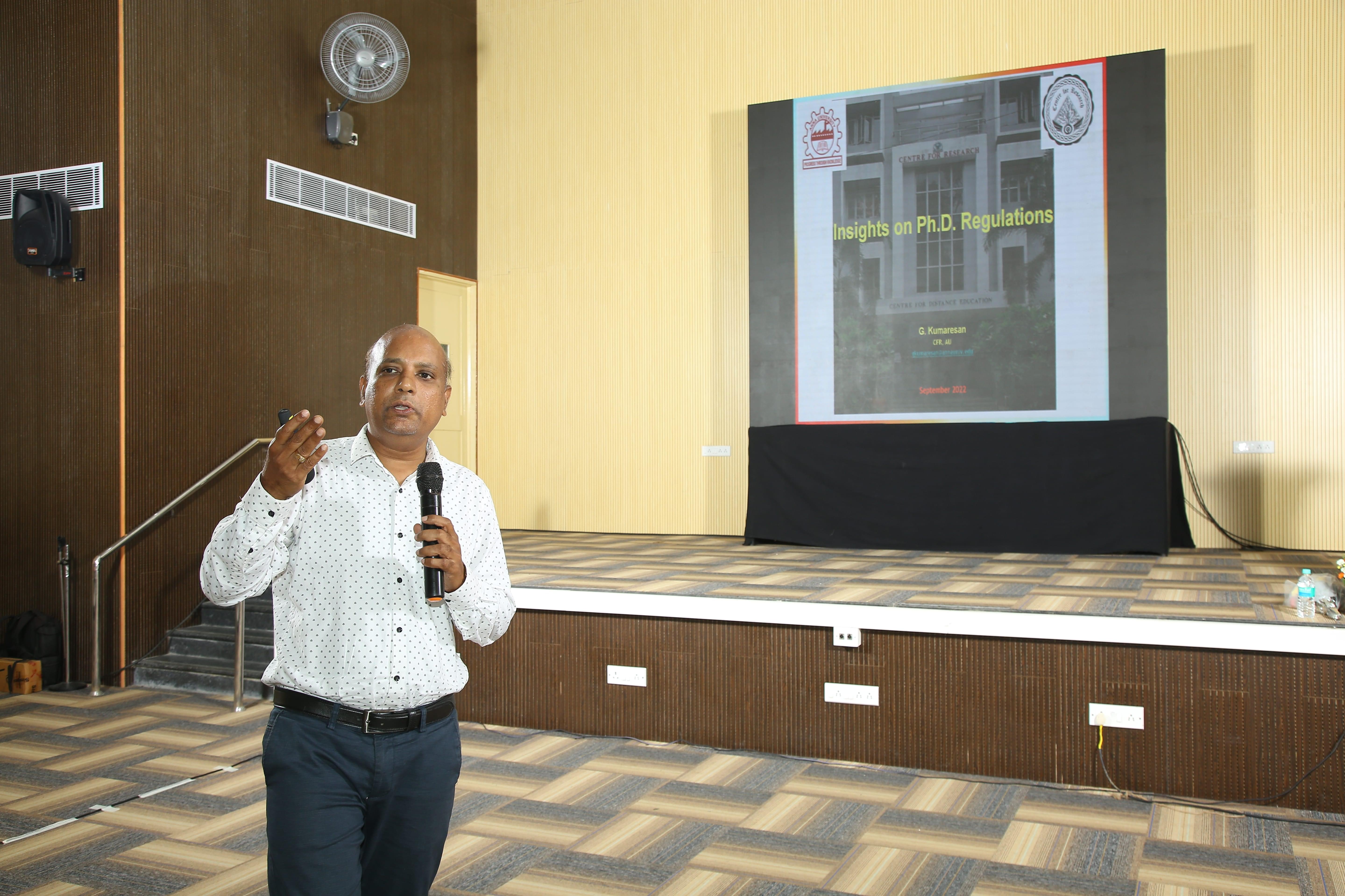 Centre for Research, Anna University Chennai Induction Programme - II for Research Scholars (8th photo 6