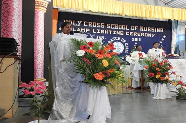 Holy Cross College of Nursing Chamarajnagar Lamp Lighting photo 6