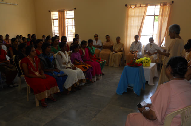 Holy Cross College of Nursing Chamarajnagar Inaguration BSS photo 10