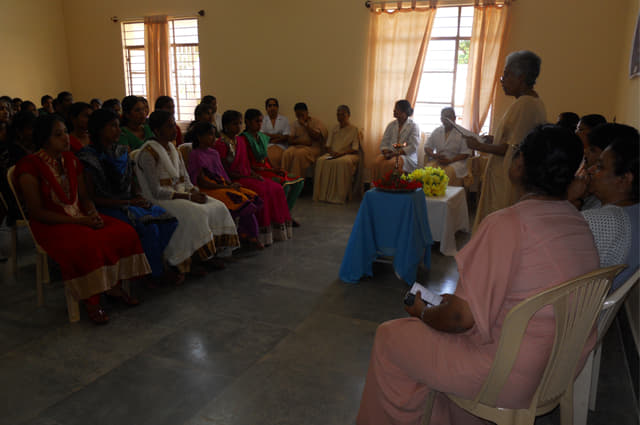 Holy Cross College of Nursing Chamarajnagar Inaguration BSS photo 9