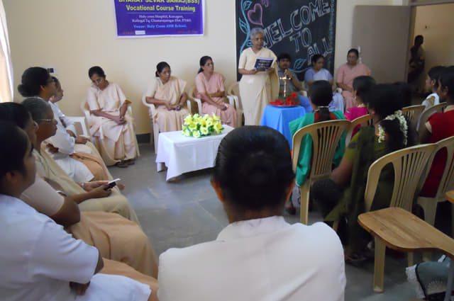 Holy Cross College of Nursing Chamarajnagar Inaguration BSS photo 8