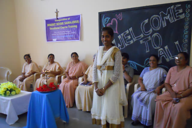 Holy Cross College of Nursing Chamarajnagar Inaguration BSS photo 4