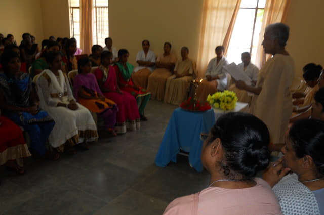 Holy Cross College of Nursing Chamarajnagar Inaguration BSS photo 12