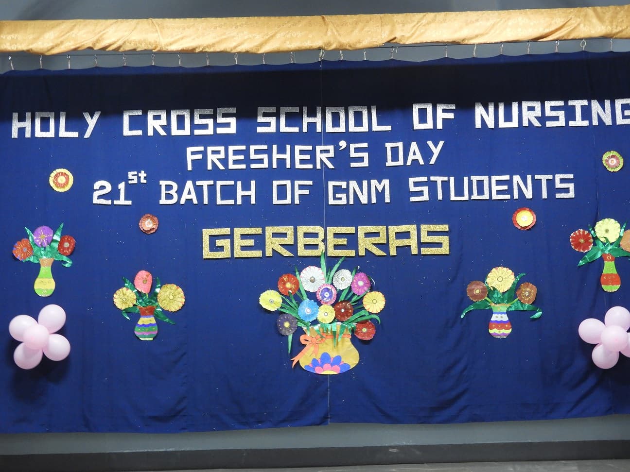 Holy Cross College of Nursing Chamarajnagar Freshers Day Program photo 7