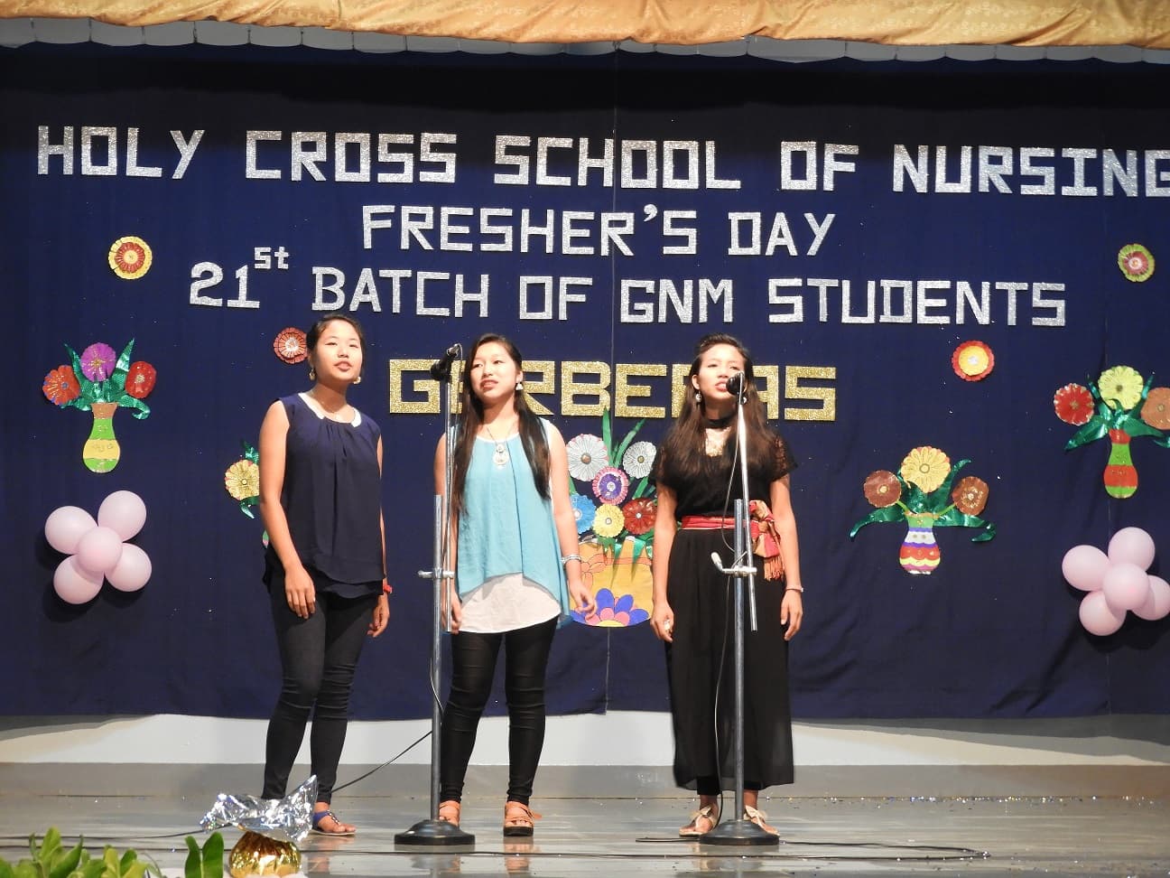 Holy Cross College of Nursing Chamarajnagar Freshers Day Program photo 5