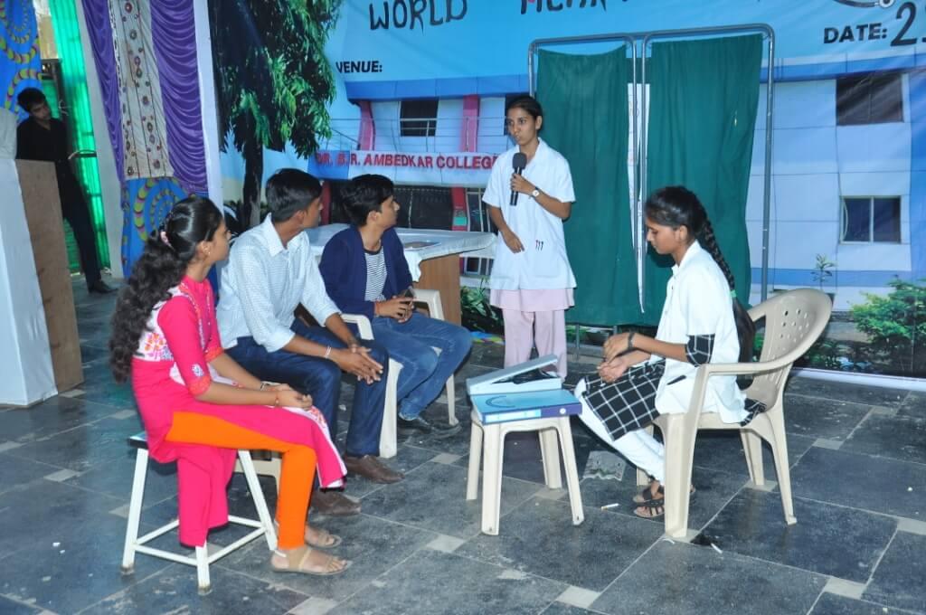 Dr. B R Ambedkar College of Nursing Gandhinagar World Heart Day Exhibition and Awareness Programme photo 10