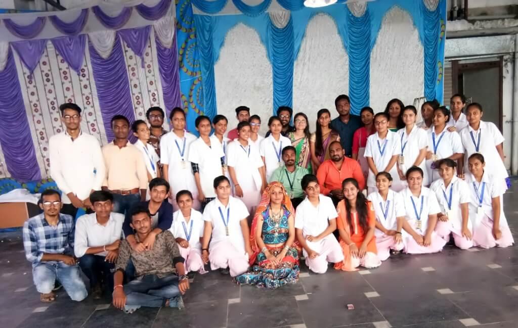 Dr. B R Ambedkar College of Nursing Gandhinagar World Heart Day Exhibition and Awareness Programme photo 3