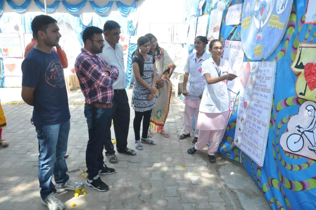 Dr. B R Ambedkar College of Nursing Gandhinagar World Heart Day Exhibition and Awareness Programme photo 20