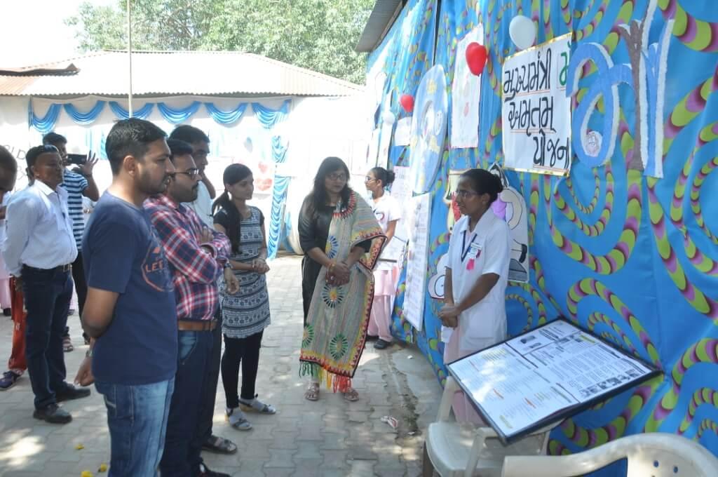 Dr. B R Ambedkar College of Nursing Gandhinagar World Heart Day Exhibition and Awareness Programme photo 19