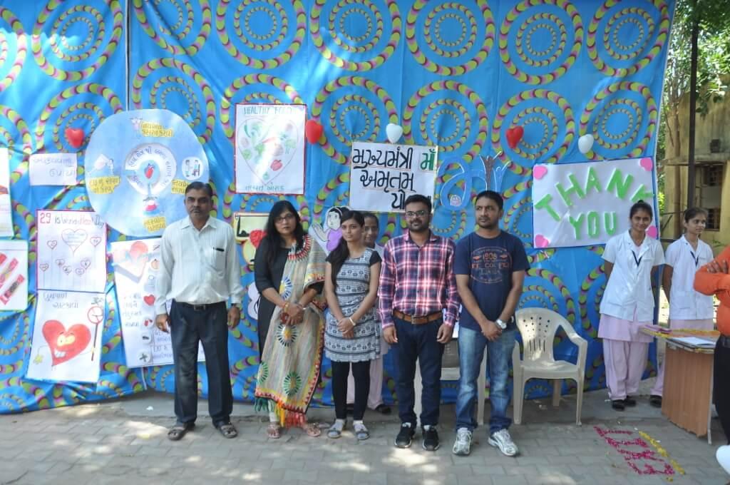Dr. B R Ambedkar College of Nursing Gandhinagar World Heart Day Exhibition and Awareness Programme photo 18