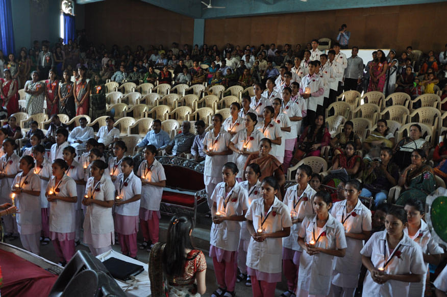 Dr. B R Ambedkar College of Nursing Gandhinagar Lamp Lighting & Oath Taking Ceremony photo 20