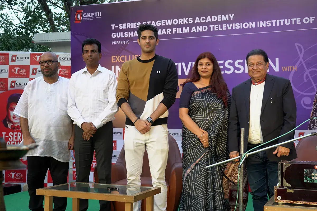 Gulshan Kumar Film & Television Institute of India Noida Exclusive Interactive Session with Anup Jalota photo 2