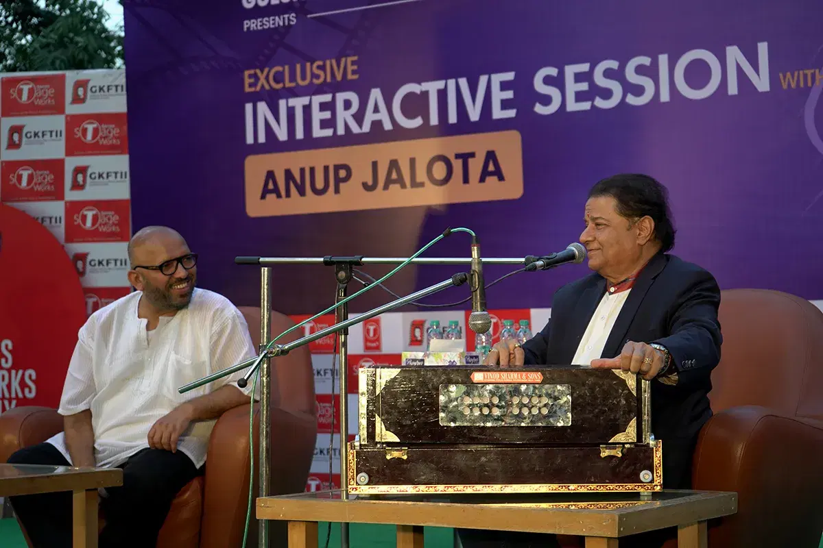 Gulshan Kumar Film & Television Institute of India Noida Exclusive Interactive Session with Anup Jalota photo 4
