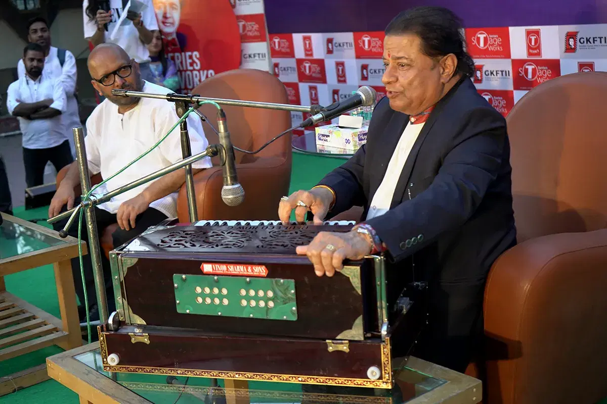 Gulshan Kumar Film & Television Institute of India Noida Exclusive Interactive Session with Anup Jalota photo 5