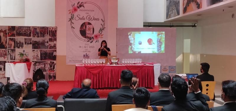 RIG Institute of Hospitality and Management Greater Noida Sula Wine Tasting photo 2