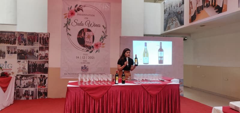 RIG Institute of Hospitality and Management Greater Noida Sula Wine Tasting photo 9