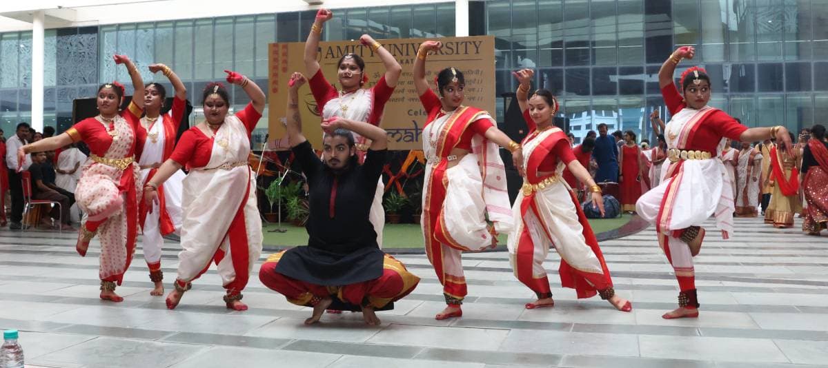Amity University Kolkata Durga Puja Celebration  Mahalaya 2022 photo 6