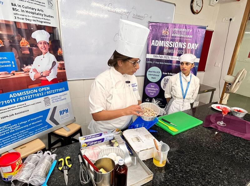 Bunts Sangha's Ramanath Payyade College of Hospitality Management Studies Mumbai Exclusive confectionery Workshop photo 9