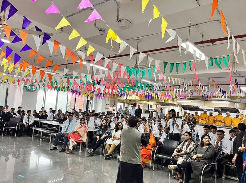 Bunts Sangha's Ramanath Payyade College of Hospitality Management Studies Mumbai Marathi Bhasha Din photo 7