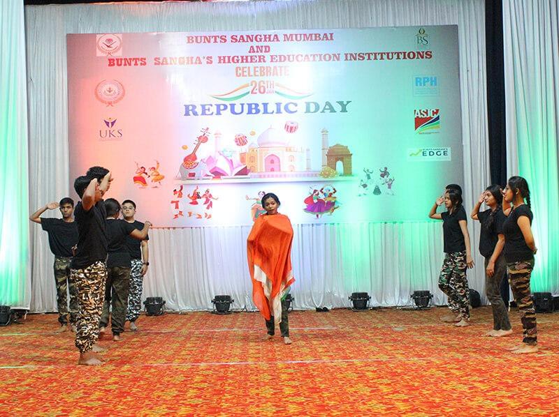 Bunts Sangha's Ramanath Payyade College of Hospitality Management Studies Mumbai Republic Day photo 4