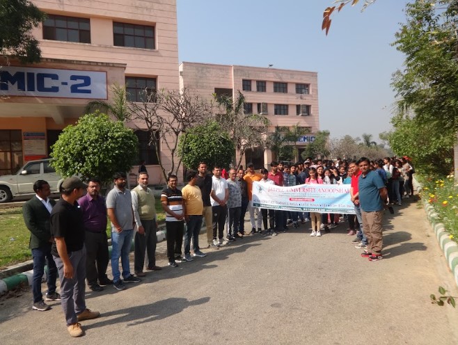 Jaypee University Anoopshahr Bulandshahr Ganga Ghat Cleaning photo 5