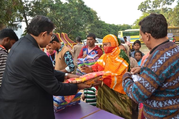 Kingston School of Management and Science Kolkata Winter Wear Distribution photo 14