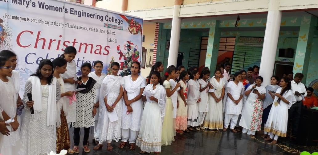 St. Mary's Women's Engineering College Guntur Christmas Celebrations photo 2