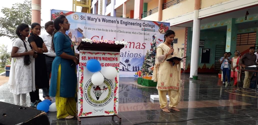 St. Mary's Women's Engineering College Guntur Christmas Celebrations photo 8