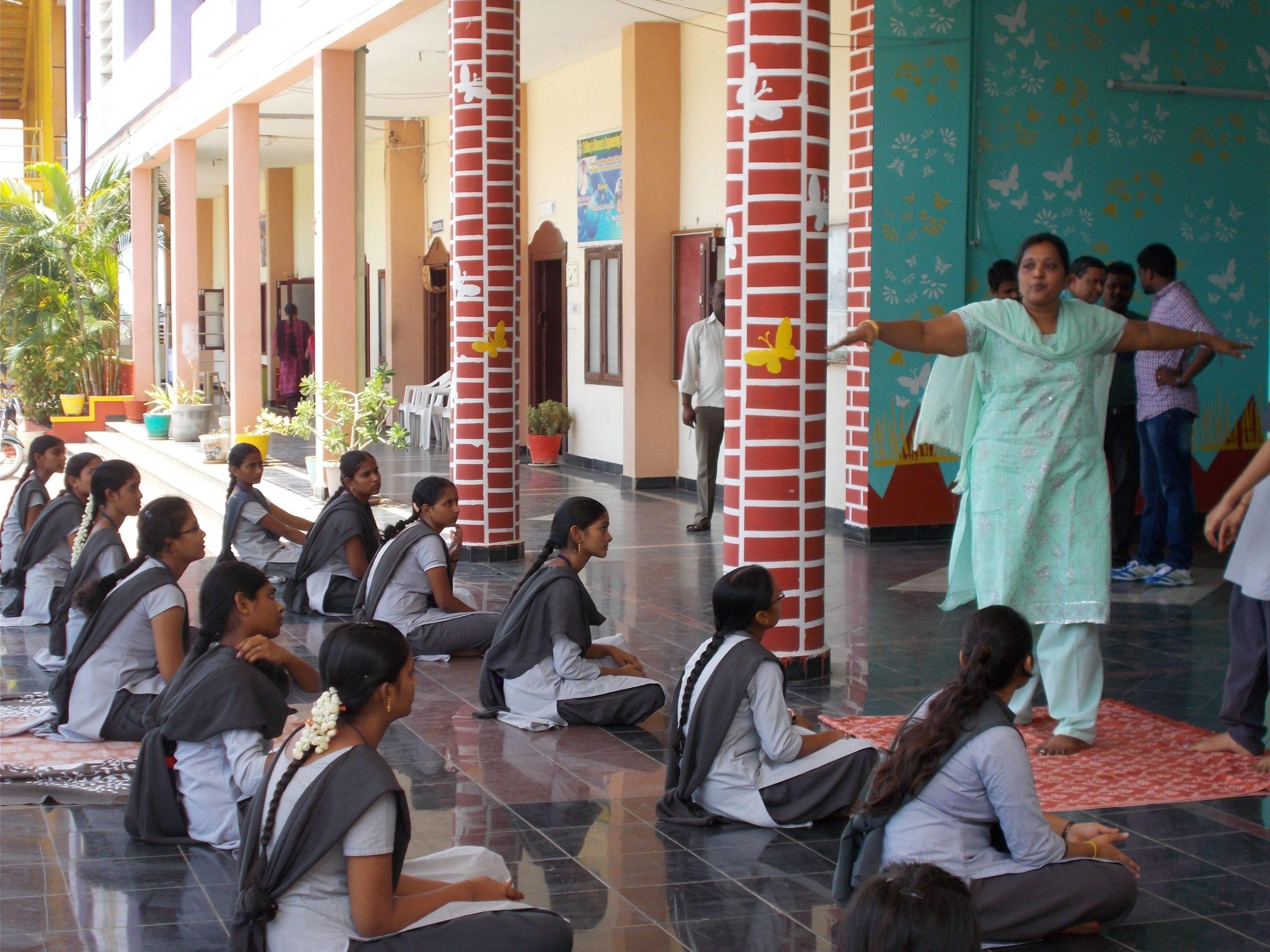 St. Mary's Women's Engineering College Guntur Yoga Day photo 7
